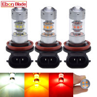 2Pcs H8 H11 H9 H16 JP LED Bulbs 3030 140W Auto Fog Light Lamp White Red Amber Yellow 12V 24V DC neblineros para Car Accessories