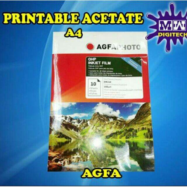 Agfa Printable Acetate 10pcs | Lazada PH