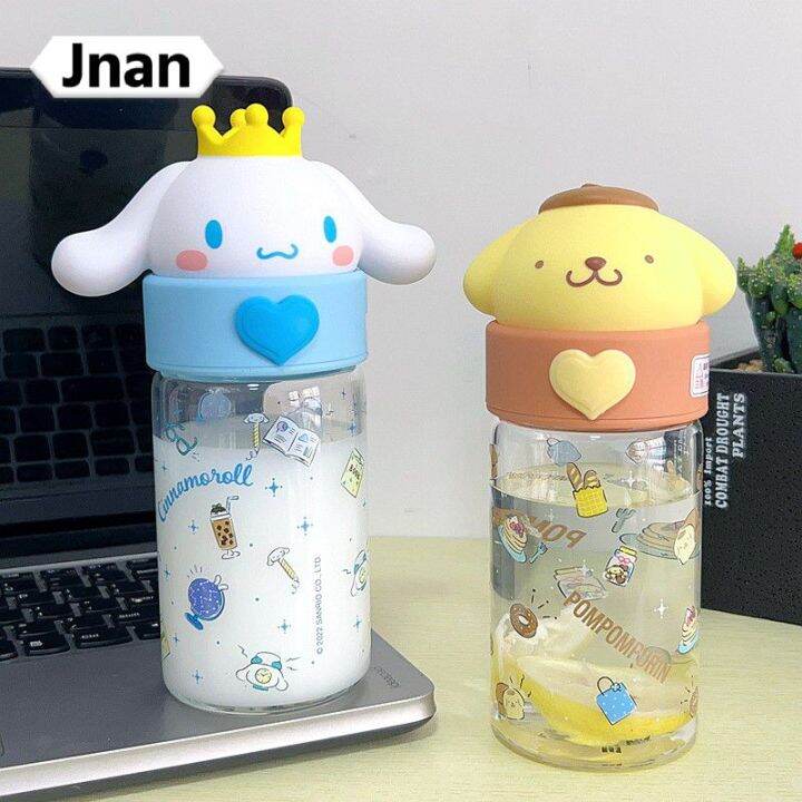 💖Jnan💖360ml High Borosilicate Glass Water Cup Large Capacity ...