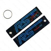 พวงกุญแจฟอร์ด RS โลโก้รถ Keytag-อุปกรณ์เสริมสไตล์ JDM สำหรับกุญแจ,บัตรประชาชนและป้าย-เหมาะกับรุ่นยอดนิยม: มัสแตง,F-150,นักสำรวจ-สมบูรณ์แบบสำหรับรถยนต์ SUV