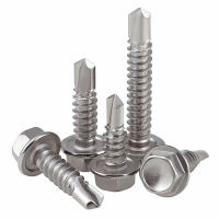 10/20/50pcs 410 stainless steel outer hexagon self-drilling screw tapping self-drilling screw Screw Nut Drivers