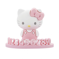 Life-365 Kitty Car Temporary Parking Card Cute Cartoon Silicone Phone Number Card Plate Telephone Number Automotive Interior Decoration