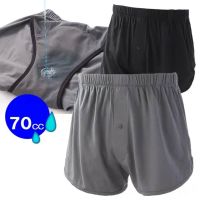 Cotton Reusable Elderly Diapers Boxer Shorts Does Not Wet Diaper Pants Men Incontinence Waterproof Underpants