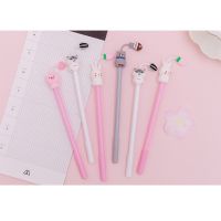 Cartoon Animal Series 0.38mm Black Ink Signature Pen Student Needle Nib Gel Pen