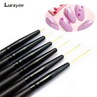 Dual-ended Nail Art Brush Liner Drawing Painting Pen Gel Nail Polish French Style Draw Paint Brushes Manicure Tools Accessory Artist Brushes Tools