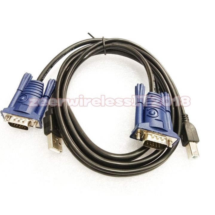 cable-usb-kvm-สาย-เควีเอ็ม-ยูเอชบี-a-b-ยาว-1-4เมตร