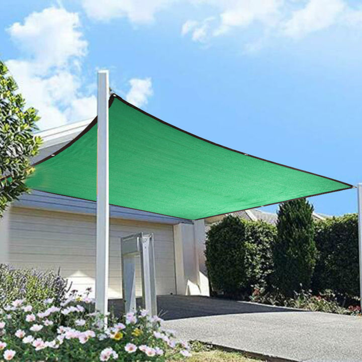 Sun Shade Net Sail Canopy Slan Sunscreen Canvas Outdoor Garden Plant ...