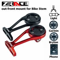 【Cloth the whole world】 ZRACE Bicycle Computer Out Front Mount Holder For Bike Stem Compatible IGPSPORT Garmin Bryton GoPro Mobile Phone Spotlight