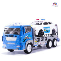 ProudNada Toys ของเล่นเด็ก รถเทรลเลอร์ รถบรรทุก รถตำรวจ(มี 2 สีให้เลือก) INERTIA SPECIAL CONSTRUCTION NO.5288