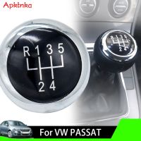 APKTNKA 5 Speed Gear Knob Stick Badge Emblem Trim Cap สำหรับ VW Passat B6 2005-2011 B7 2010-2014 CC 2009-2012