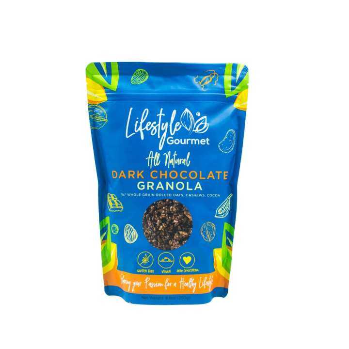 Lifestyle Gourmet Dark Chocolate Granola 250g | Lazada PH