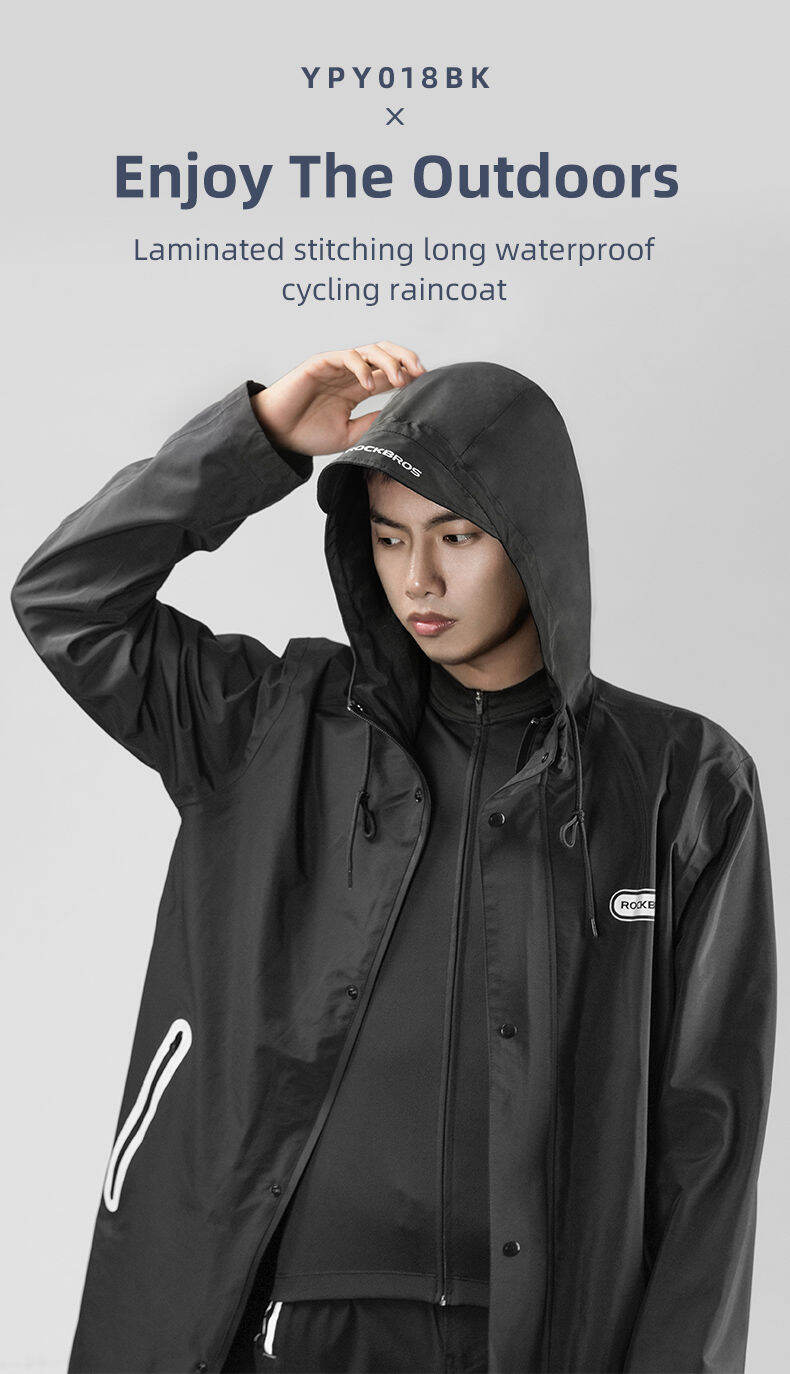 ROCKBROS Raincoat Fully Waterproof 