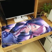 【DT】Game Anime Arknights Blue Poison Large Mouse Pad Cosplay Laptop Mice Mat Gaming Table Keyboard Mat Thicken Playmat Otaku Gift hot