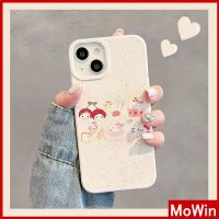 Mowin - เข้ากันได้สำหรับ เคสไอโฟน เคสไอโฟน11 เคส iphone 11 เป็นมิตรกับสิ่งแวดล้อม Degradable Case Soft กันกระแทกป้องกันสีขาว Delicious Cherry แมวน่ารักเข้ากันได้กับ iPhone 13 Pro max 12 Pro Max 11 XS 7 8