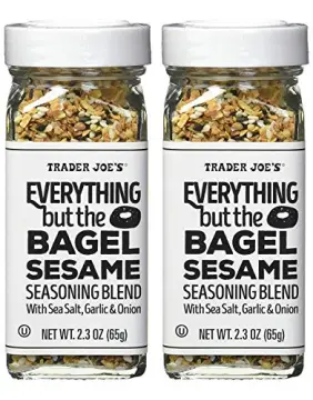 Everything Bagel Seasoning Blend Original XL 10 Ounce Jar. Delicious Blend  of Sea Salt and Spices Dried Minced Garlic & Onion Flakes. Bagel Allspice
