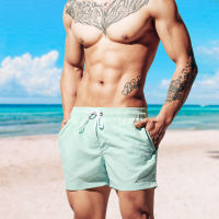 D30 solid men beach shorts beachwear men swimming shorts new summer y swimwear brief gym sports surf bikini swimsuit shorts