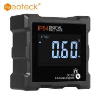 Neoteck Digital Level Box Protractor Angle Finder Level Gauge Bevel Gauge Inclinometer with Magnetic Based Backlight Waterproof