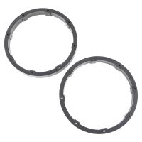 Universal 6.5 Inch 2 Pcs Car Speaker Gasket Waterproof Quakeproof Plastic Solid Washer Adapters Brackets Speaker Mounts Plates