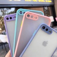 เคสหลังใสกล้องขอบสี มีให้ 9สี รุ่นiphone 6 6s 7 8 se2020 6plus 6splus 7plus 8plus iphone X XS XR XSMax iphone11 11Pro 11ProMAX พร้อมส่งจากไทย!!