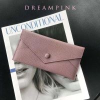 Genuine Leather Women Long Wallet Fashion Luxury Cowhide Slim Envelope Clutch Bag Daily Solid Female Card Holder Phone Purse