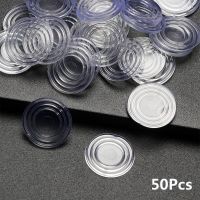 ℡﹍ 50Pcs Furniture Chair Table Leg Pads Floor Protector Round Rubber Anti-slip Mat Anti Rub Soft Bumper Home Supply