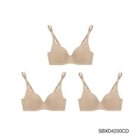 ?โปรพิเศษ+ เสื้อชั้นใน (Set 3 ชิ้น) (มีโครง) Seamless Fit รุ่น Perfect Bra รหัส SBXD4200CD สีเนื้อเข้ม (ได้เฉพาะ: B32/70) คุณภาพดี