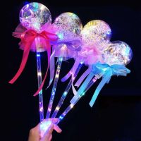 【CW】 1Pc Stick Flashing Wands Colorful Star Light-up Wand Pop