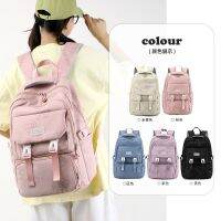 【Hot Sale】 New junior high school student bag multi-layer printed shoulder lightweight all-match large-capacity going out backpack foreign trade