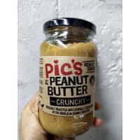 ⚡ Pics Peanut Butter Crunchy บัตรเตอร์ ครันชี่ 380g. ⚡