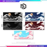 MD Mousepad | Kanagawa | Wave Extended Mousepad | Large Gaming Mousepad | Long Mouse pad Deskmat