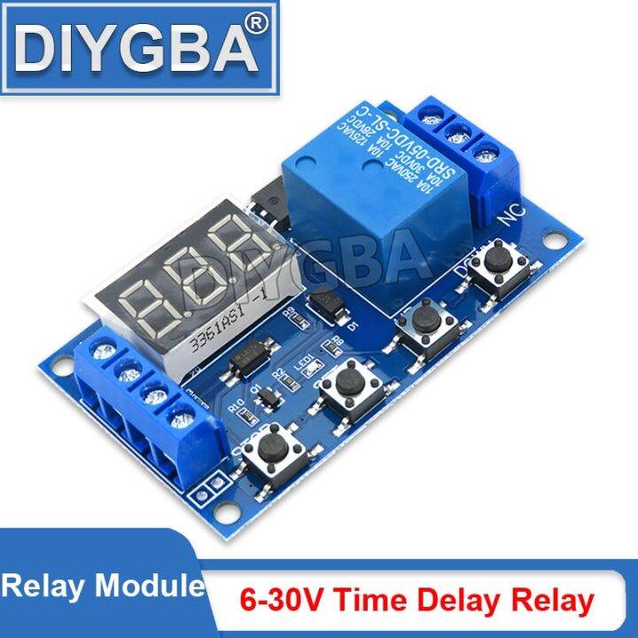 Relay 6 30V Relay 5V 1 Channel Module OFF/ON Switch Trigger Time Delay