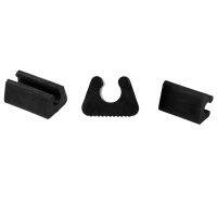 ❀ 10Pcs Plastic Office Chair Leg Pads Covers Non-Slip u-Type Tube Mat Steel Pipe Clamp Chair Feet Pads Floor Protectors Tube Clamp