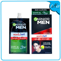 GARNIER การ์นิเย่เมน แอคโน ไฟท์ ไบร์ทเทนนิ่ง เซรั่มครีม 7มล. Garnier Men Acno Fight Brightenning Serum Cream 7ml. (1กล่อง/6ซอง)