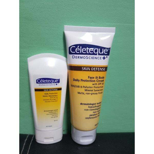 Celeteque Dermoscience Skin Defense Face Body Daily Protection Cream 