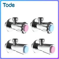 Angle Check Valve 1/2 Filter Steel Faucet Valve кран 1/2 Toilet Triangular Water Adapter Fittings 2 Heads for Shower Angle Valve