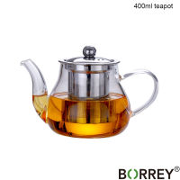 BORREY Borosilicate Glass Tea Set Butterfly Pea Flower Teapot With Filter Tea Infuser Glass Pot Puer Kettle Coffee Pot Juice Pot