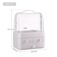 Cosmetic bag box Makeup Organizers Bathroom Storage Large Capacity Portable Transparent Bag with Drawer Durable High Quality