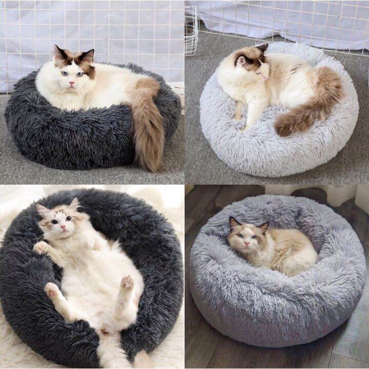 ส่งจากไทย-มีเก็บเงินปลายทาง-ที่นอนสัตว์เลี้ยง-รังสัตว์เลี้ยง-ที่นอนแมว-pet-fur-bed-ที่นอนแมว-ขนนุ่มฟู-ที่นอนหมา-เบาะนอน