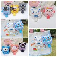 MIA Pachacco พวงกุญแจตุ๊กตาเมโลดี้ Cinnamoroll พวงกุญแจตุ๊กตาคูโรมิ จี้ห้อยกระเป๋า ตกแต่งสนุกๆ