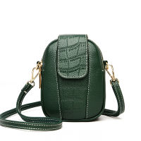 Brand Design PU Leather Crossbody Bag For Women Small Phone Purse Shoulder Bags Crocodile Pattern Women Messenger Pouch Bag