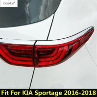 “{》} หลอดไฟหน้ากระโปรงท้ายรถหลังกรอบไฟตกแต่งสำหรับ KIA Sportage 2016 2017 2018 ABS ชุดอุปกรณ์ตกแต่งภายในโครเมี่ยม