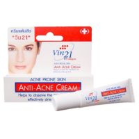 Vin21 Anti-Acne Cream วิน21 ครีมแต้มสิว สิวอุดตัน สิวอักเสบ ขนาด 10 ml 09731