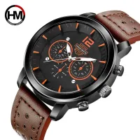 {Miracle Watch Store} Hannah Martin Men 39; S กีฬานาฬิกาแบรนด์ชั้นนำนาฬิกาข้อมือผู้ชายนาฬิกาแฟชั่นทหารผู้ชาย39; S นาฬิกานาฬิกา Kol Saati Relógio Masculino