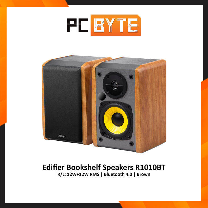Edifier Bookshelf Speakers R1010BT (R/L: 12W+12W RMS / Bluetooth 4.0 ...