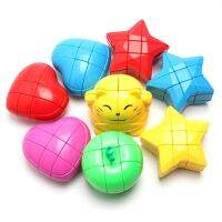 Yongjun 3x3x3 Stange Shape Cube Collection Love Heart Star Cat Apple Speed Twist Cubo Magico Educational Toy Valentine Day Gift Brain Teasers