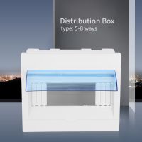 【LZ】 Hot Sale Plastic Distribution Protection Box For 5-8 Ways Circuit Breaker Indoor On The Wall Circuit Breaker Distribution Box