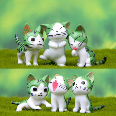 โมเดลแมวจี้ ฟิกเกอร์ แมวจี้ โมเดล Chis sweet home kawaii cheese cat figure การ์ตูนอนิเมะ สีเขียว ของสะสม ของเล่น ของเล่นถูกๆ ของเล่นเด็ก  🇨🇳