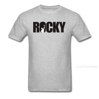 Men T-Shirts Rocky Balboa Printing T Shirt Cotton Short Sleeve Fighter Tshirts Crew Neck Letter Clothes Free Shipping Tops Tees 【Size S-4XL-5XL-6XL】