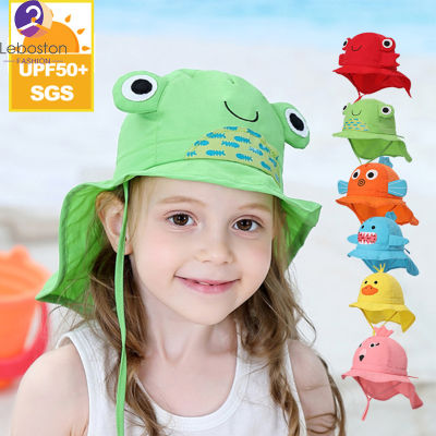 หมวกบังแดดเด็กลายการ์ตูนน่ารัก,ป้องกันคอป้องกันแสงแดดสำหรับตกปลาชายหาด