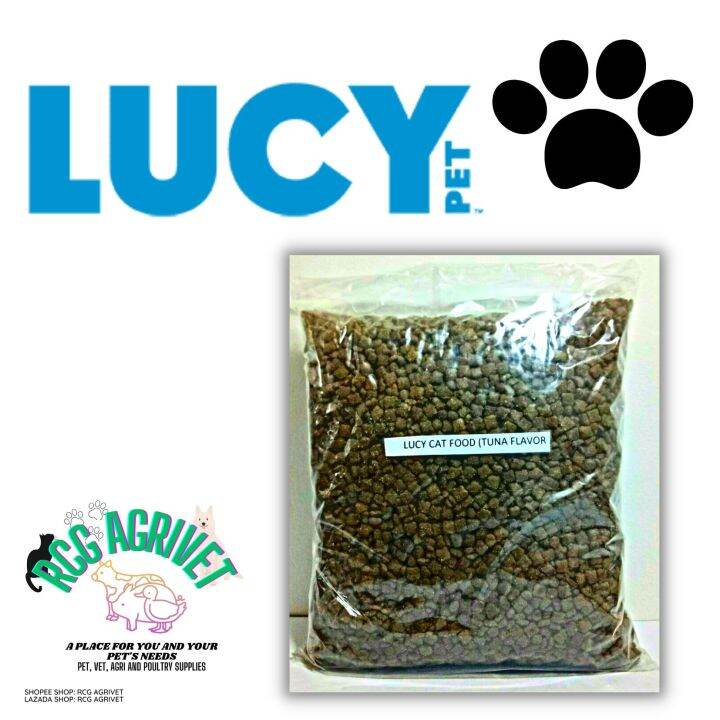 [RCG AGRIVET] LUCY CAT FOOD FOR ALL LIFE STAGES TUNA FLAVOR (1KG